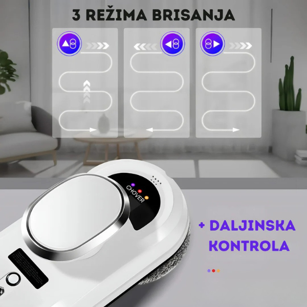 Pametni robot za čišćenje prozora – Kristalno čisti prozori bez truda