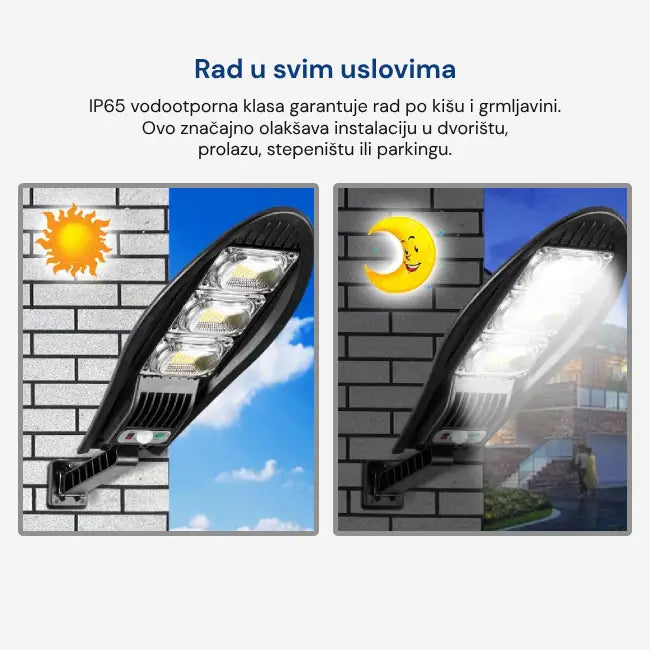 LED solarni reflektor sa senzorom — detalj 5