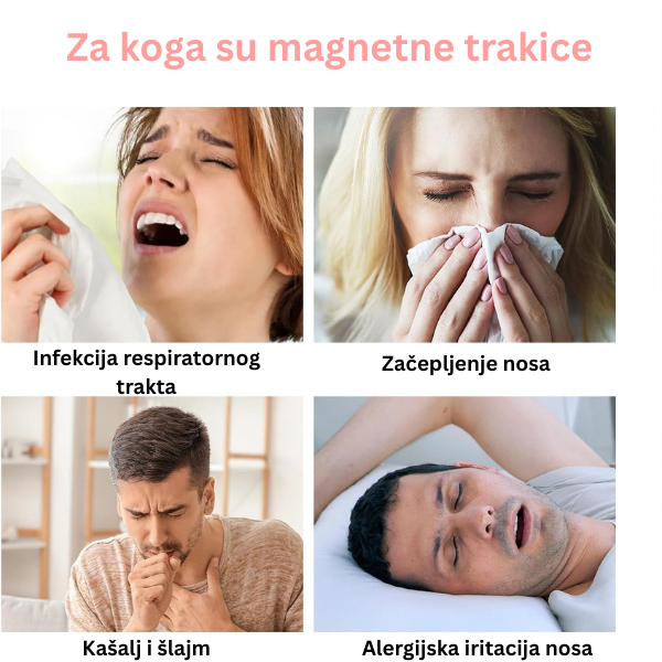 Magnetne Trakice za Disanje (30 komada) – Protiv Hrkanja i Za Lako Disanje Tokom Dana i Noći