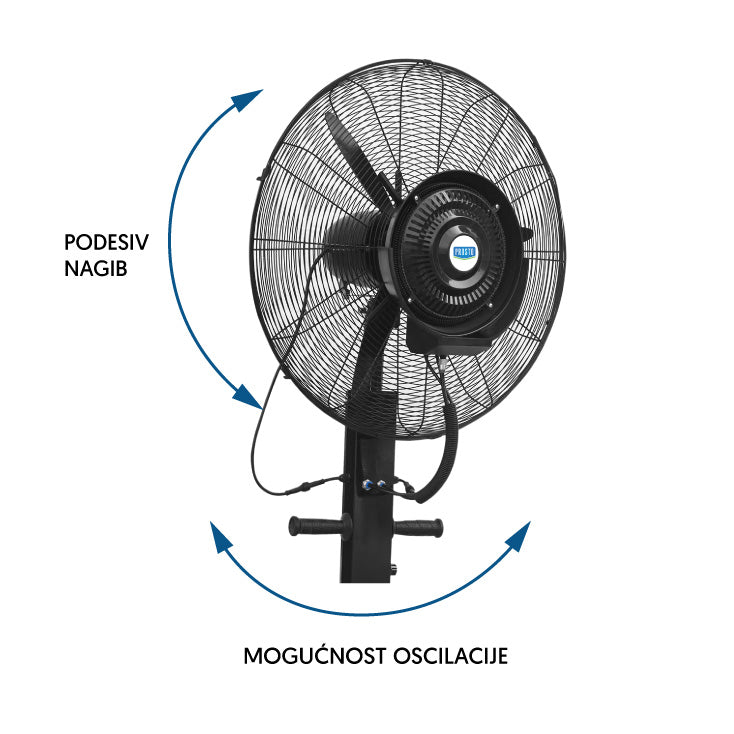 Profesionalni Ventilator sa raspršivačem vode-za kafiće,restorane,bašte