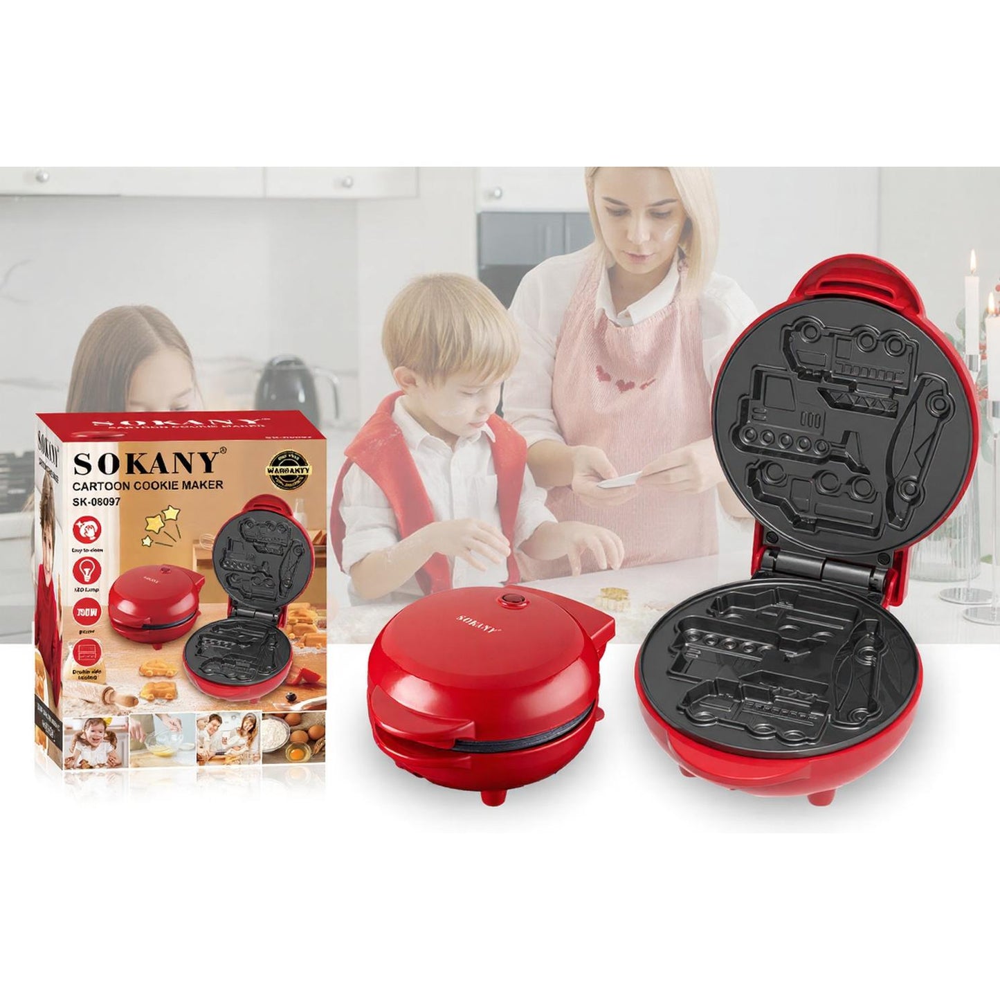 aparat za kolačiće Sokany SK-08097 — detalj 3