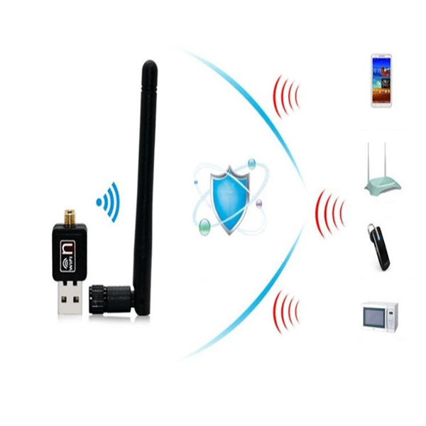 USB WiFi antena za računar — USB adapter sa odvojivom antenom od 14,5 cm