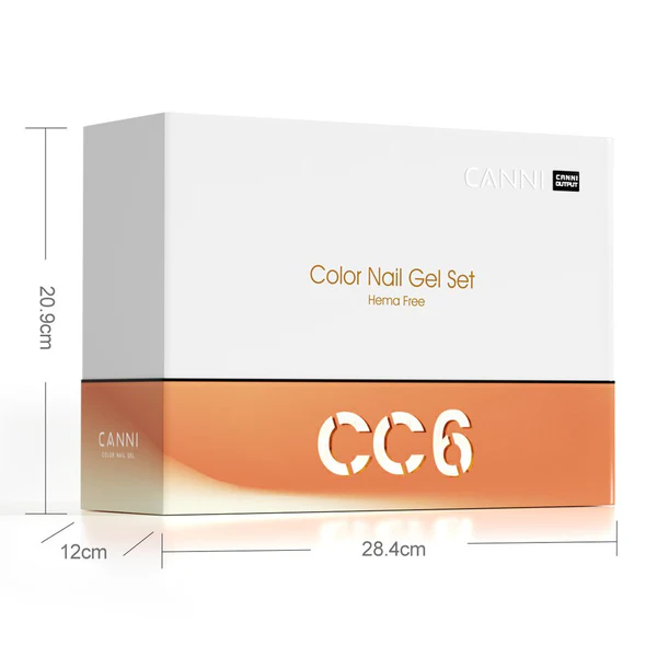 CANNI CC6 gel lak set — detalj bočice od 9 ml