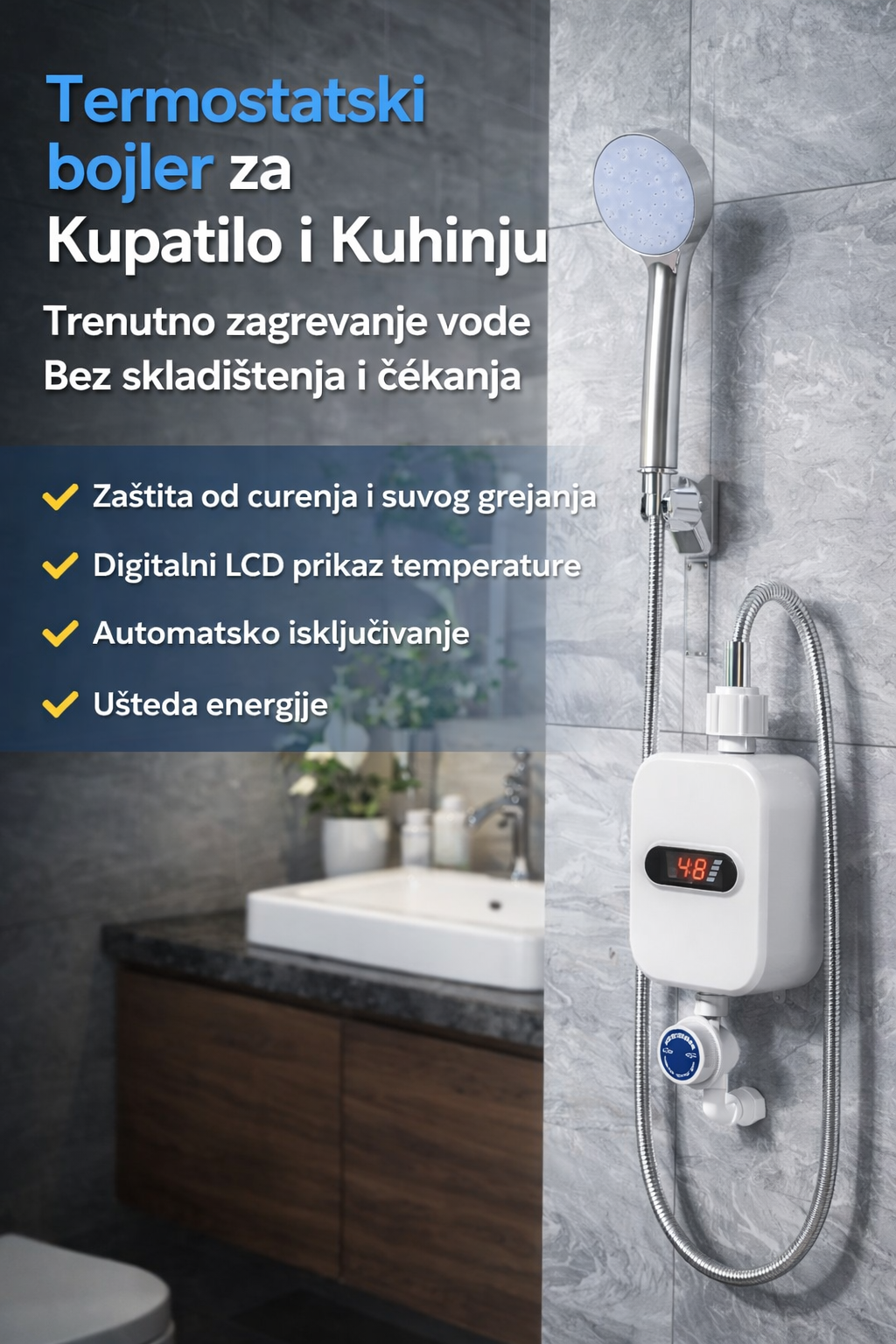 grejač u instalaciji