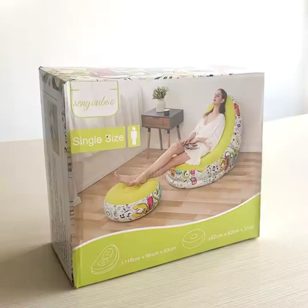 Sofa na naduvavanje šarena