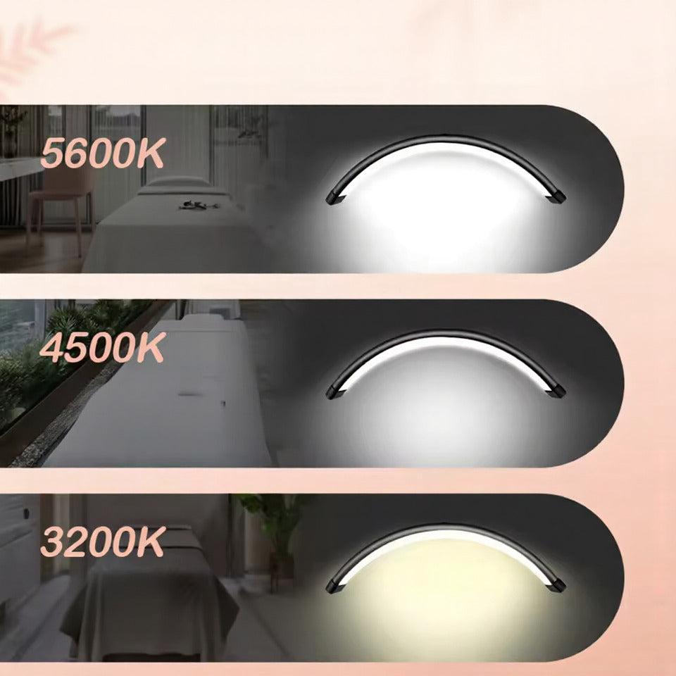 polumesec LED lampa za trepavice — detalj 4