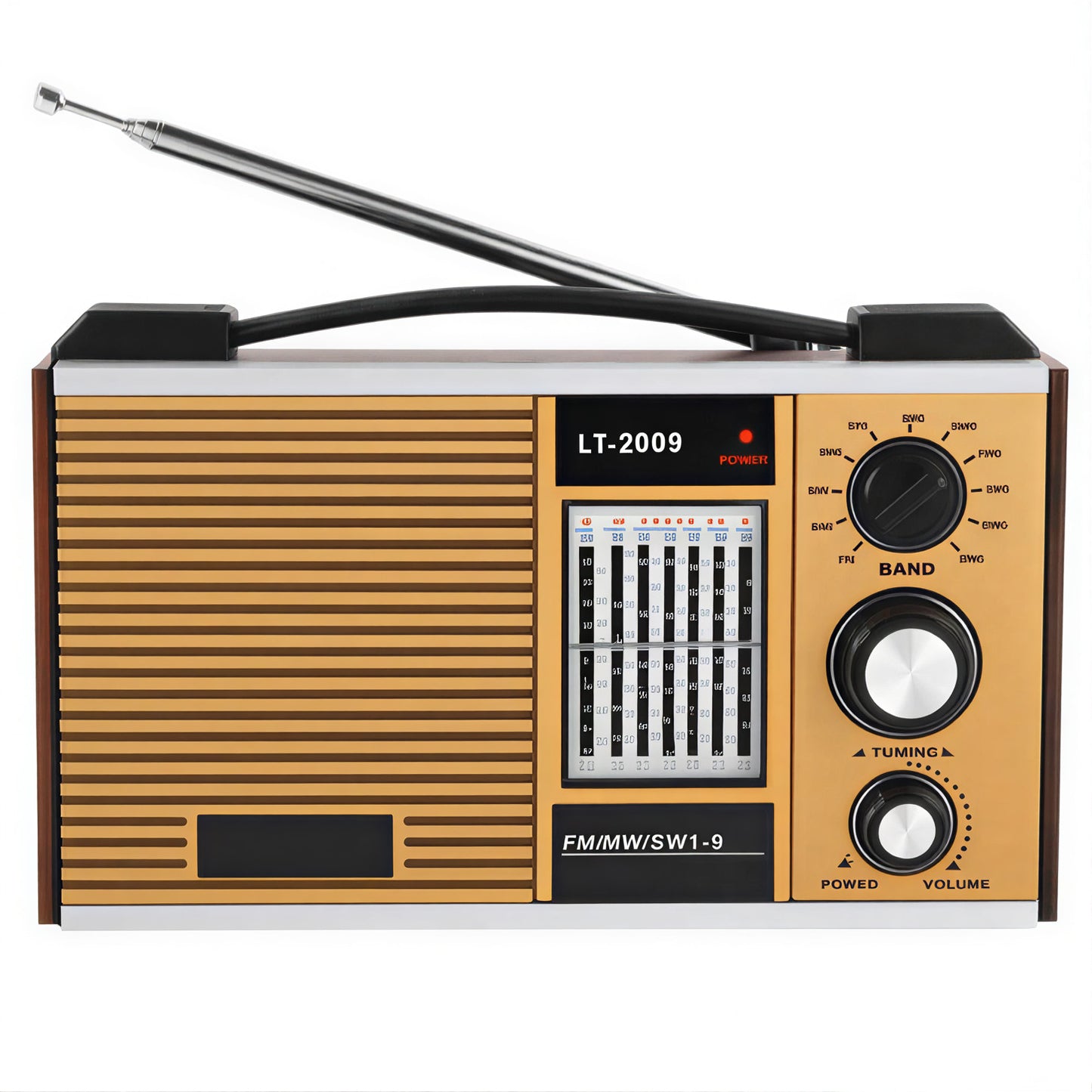 Leotec LT-2009 — kontrole i USB ulazi