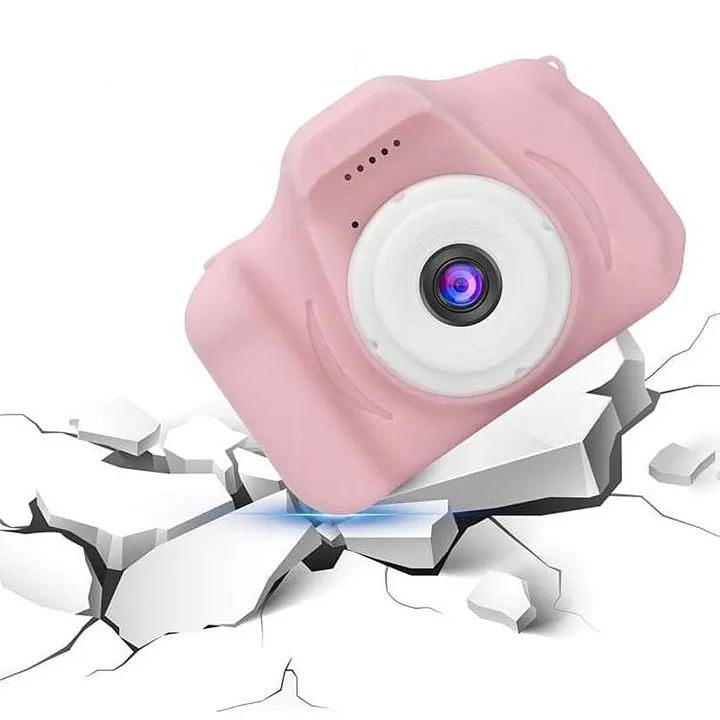 roze dečiji digitalni fotoaparat — detalj 5