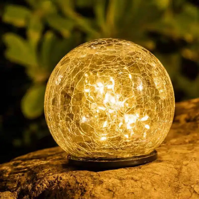 solarna led lopta dekorativna — detalj 2