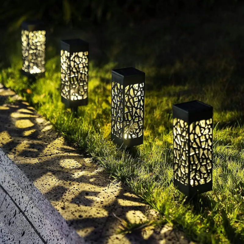 solarne led bastenske lampe lux — detalj 2
