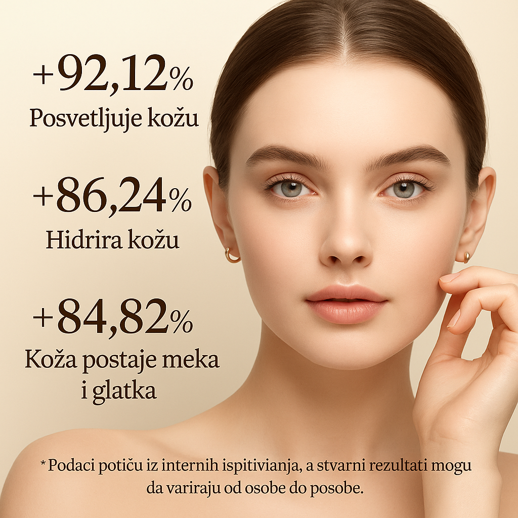 rezultat — sjajna i hidrirana koža