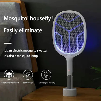 reket za komarce sa led lampom — pregled
