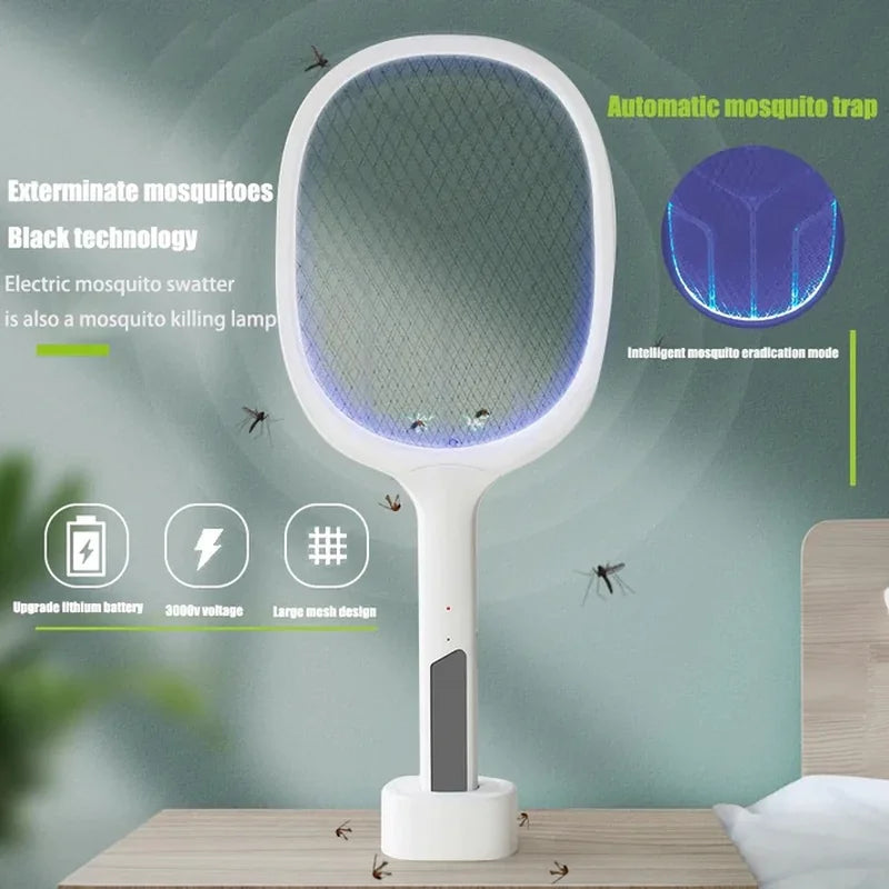 reket za komarce sa led lampom — detalj 1