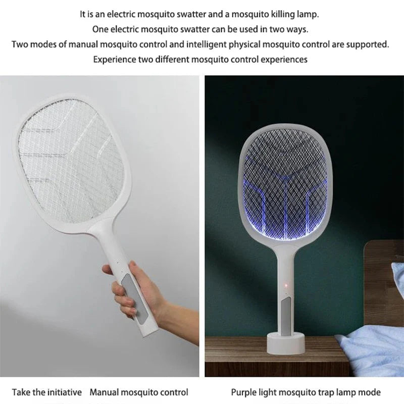reket za komarce sa led lampom — detalj 4