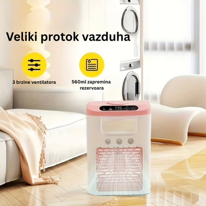 Bežična 4u1 mini klima sa punjivom baterijom