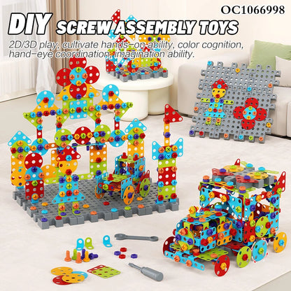 3D DIY set za sklapanje sa 490 delova — detalj 3