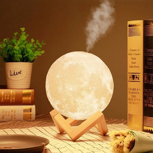 3D mesec lampa aroma difuzer — pregled