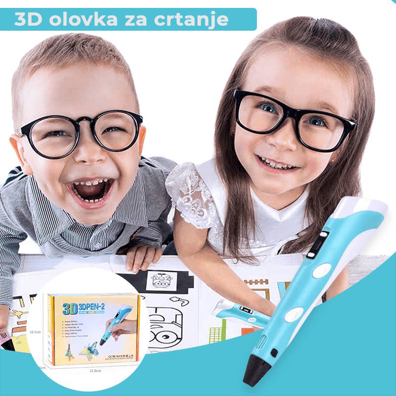 3D olovka za decu — detalj 2
