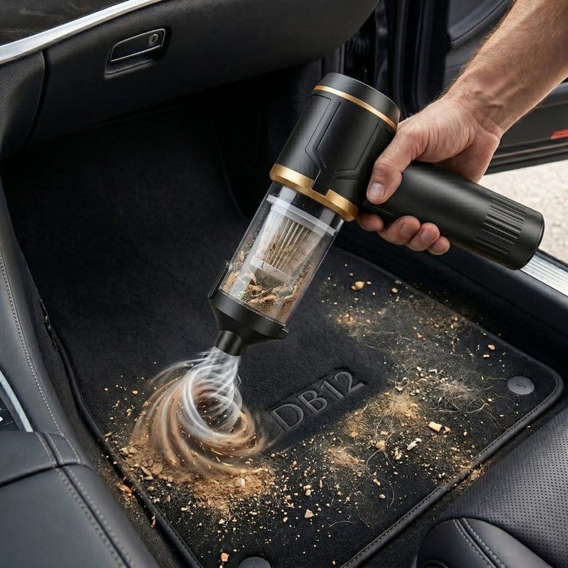bežični usisivač i duvač za auto — detalj 1