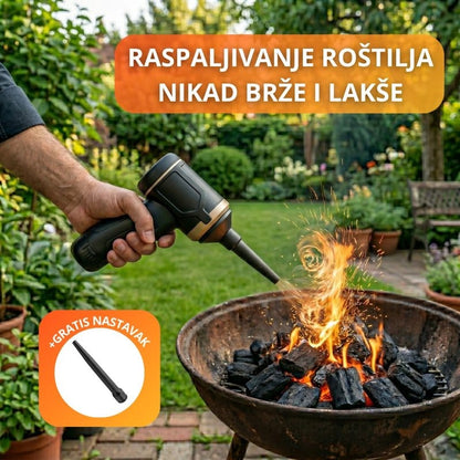 bežični usisivač i duvač za auto — detalj 2