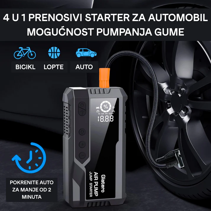 starter za auto sa kompresorom — detalj 4