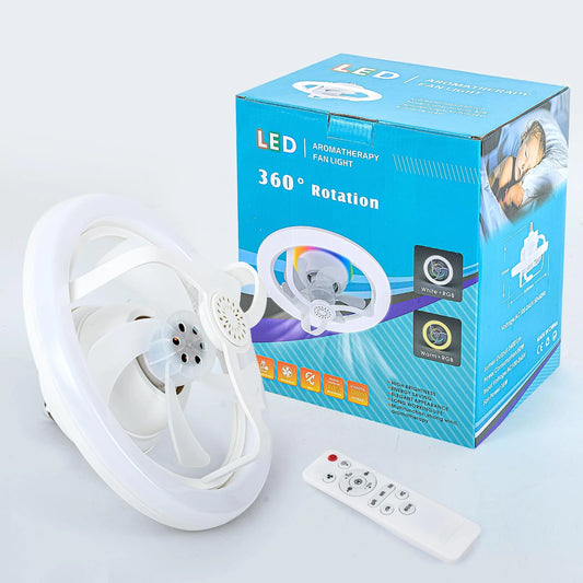 Led luster sa ventilatorom E27