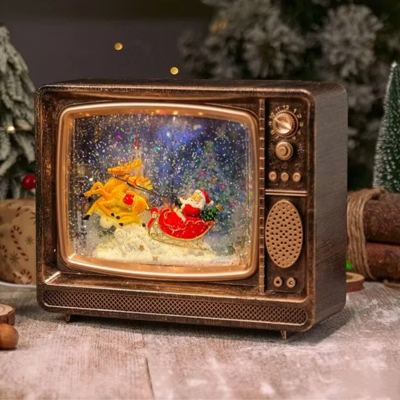 muzicki tv sa deda mrazom — detalj 1