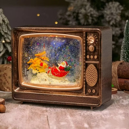 muzicki tv sa deda mrazom — detalj 1