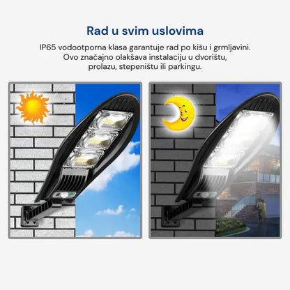 LED solarni reflektor sa senzorom — detalj 5
