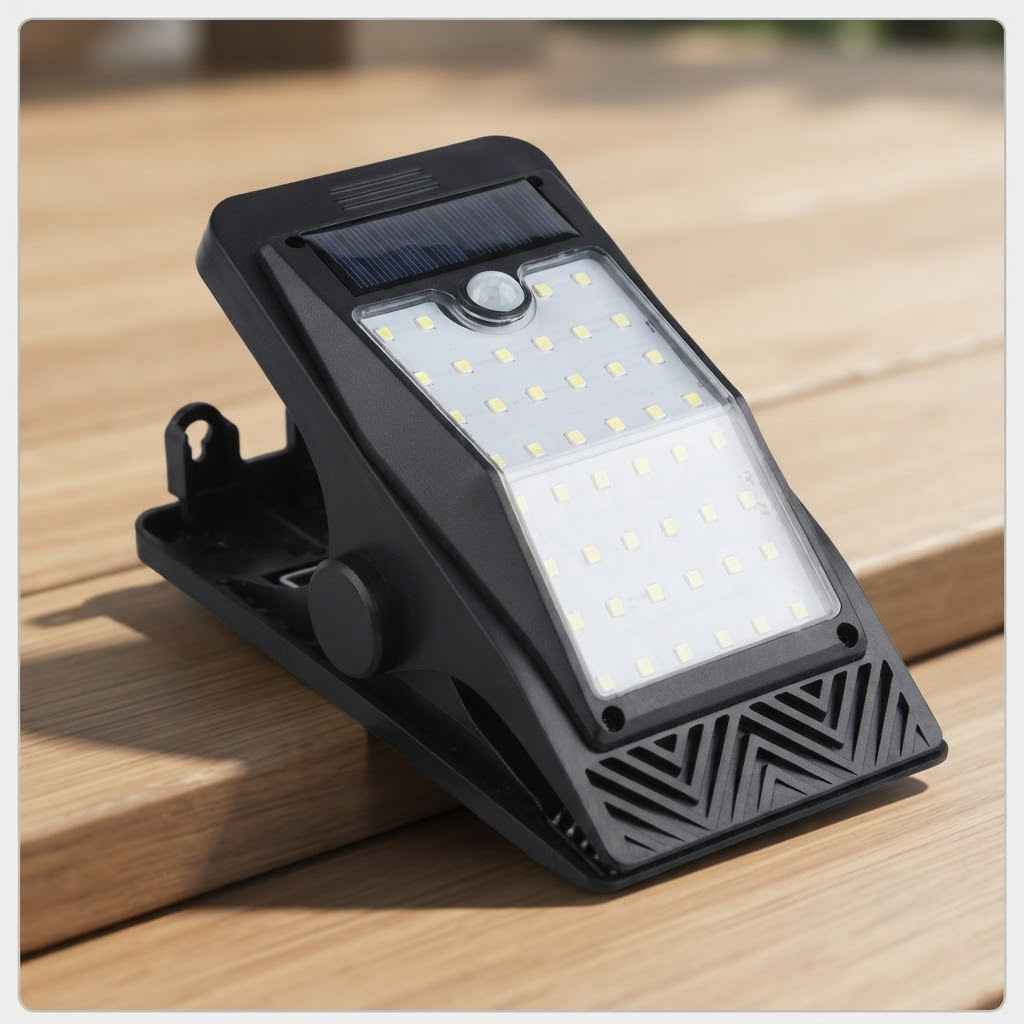 solarna lampa sa štipaljkom AB-TY237 — pregled