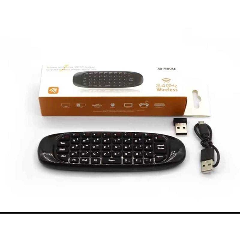 air mouse 3u1 sa tastaturom — daljinski sa žiroskopom i USB prijemnikom