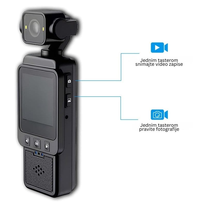 akciona kamera sa stabilizacijom i wifi — detalj 2