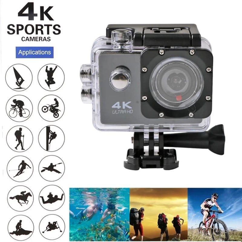 Akciona sportska kamera 4K WiFi — detalj 1