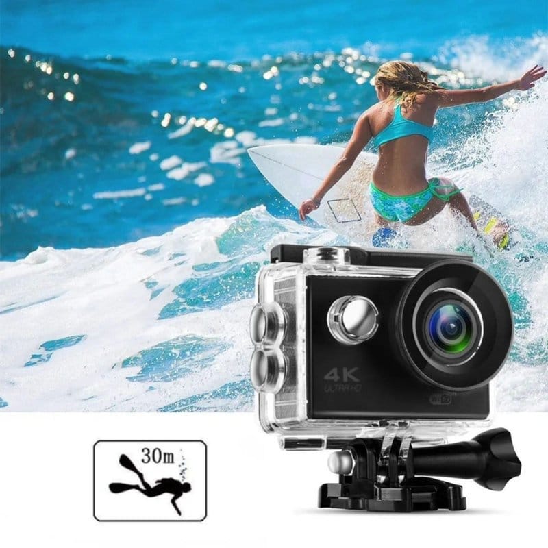 Akciona sportska kamera 4K WiFi — detalj 3