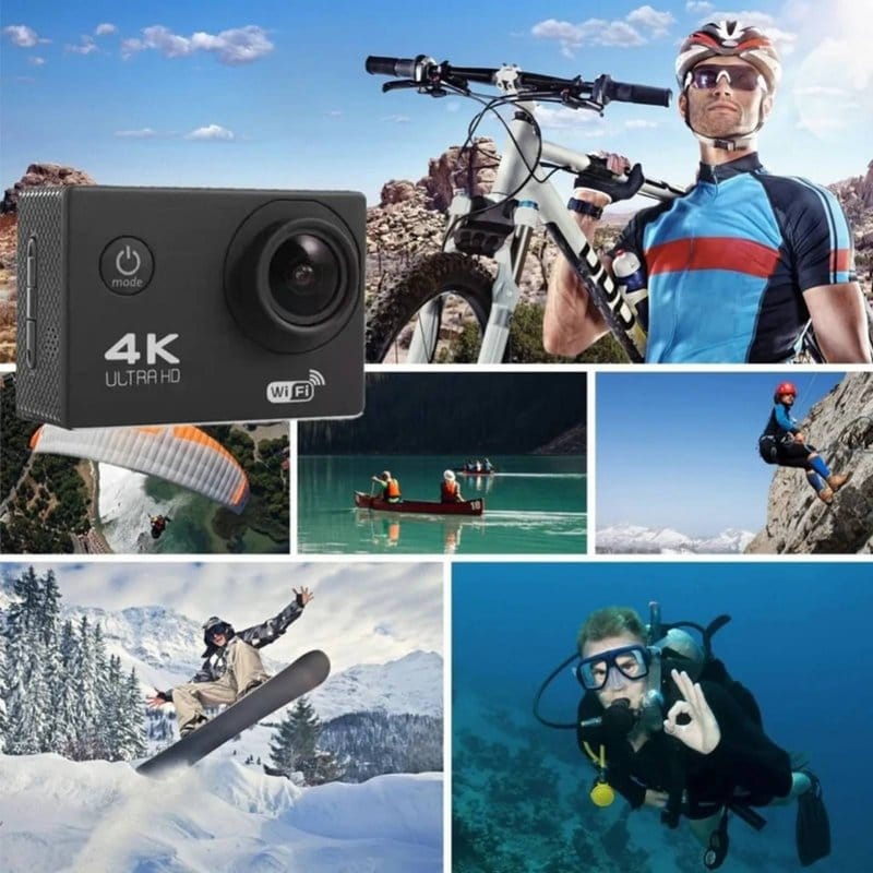 Akciona sportska kamera 4K WiFi — detalj 8