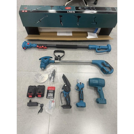 aku baštenski set 5u1 20V — pregled