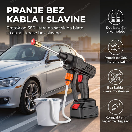 aku perač pod visokim pritiskom za pranje automobila na terasi, benefiti proizvoda