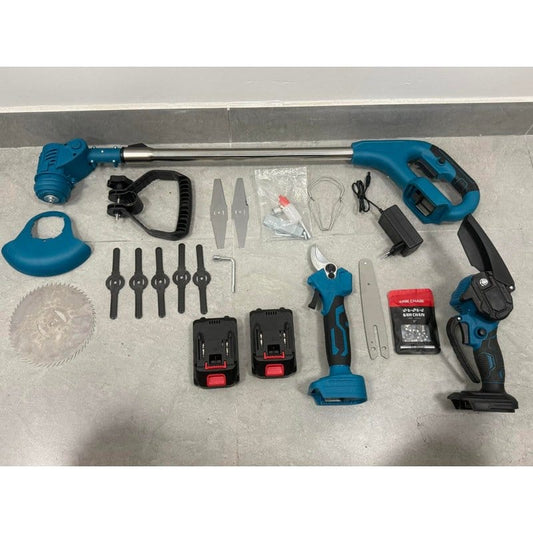 aku set 3 u 1 makaze testera trimer 20V — pregled