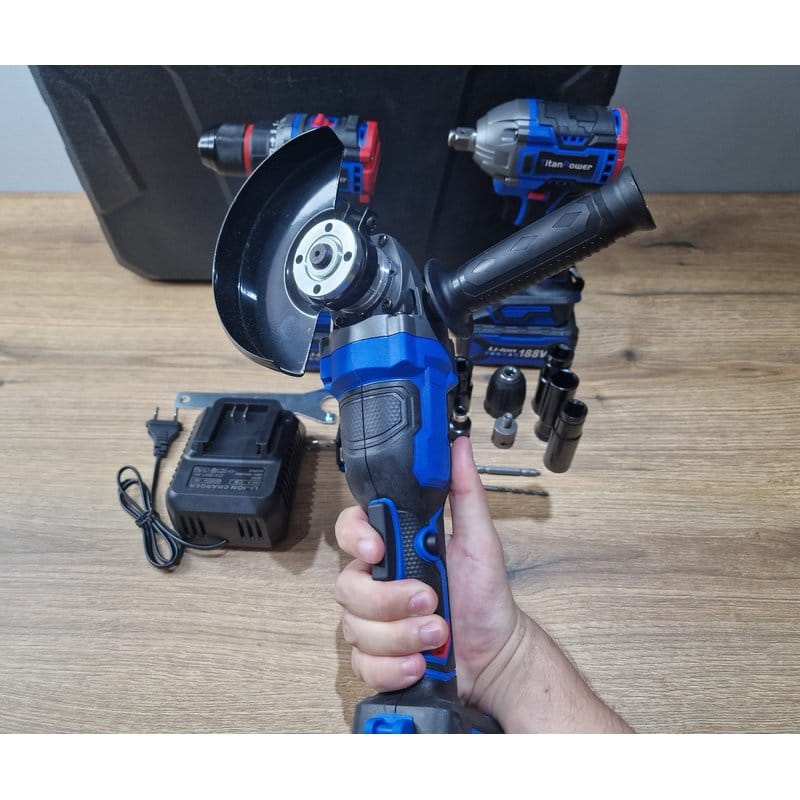 aku set 3u1 brusilica odvijač šrafilica — detalj 5