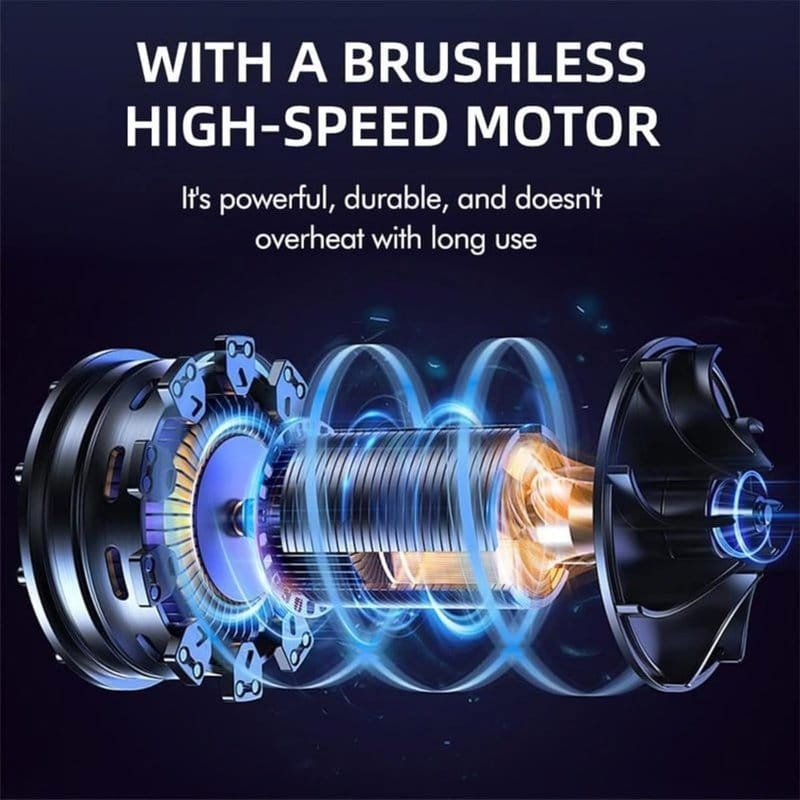 aku turbo fen 2000W dve baterije — detalj 5