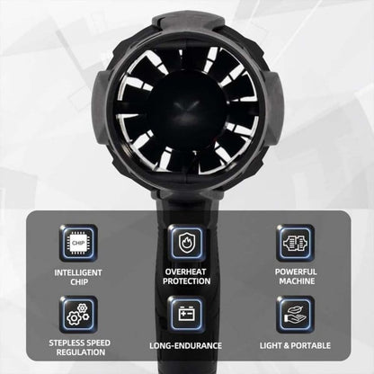 aku turbo fen 2000W dve baterije — detalj 6