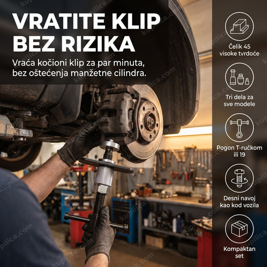 alat za kočione cilindre na kočionoj čeljusti u garaži, benefiti proizvoda