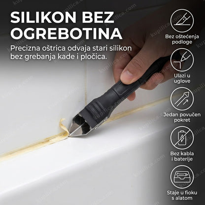 crni alat za skidanje silikona bez brenda skida fugu u kupatilu, benefiti proizvoda