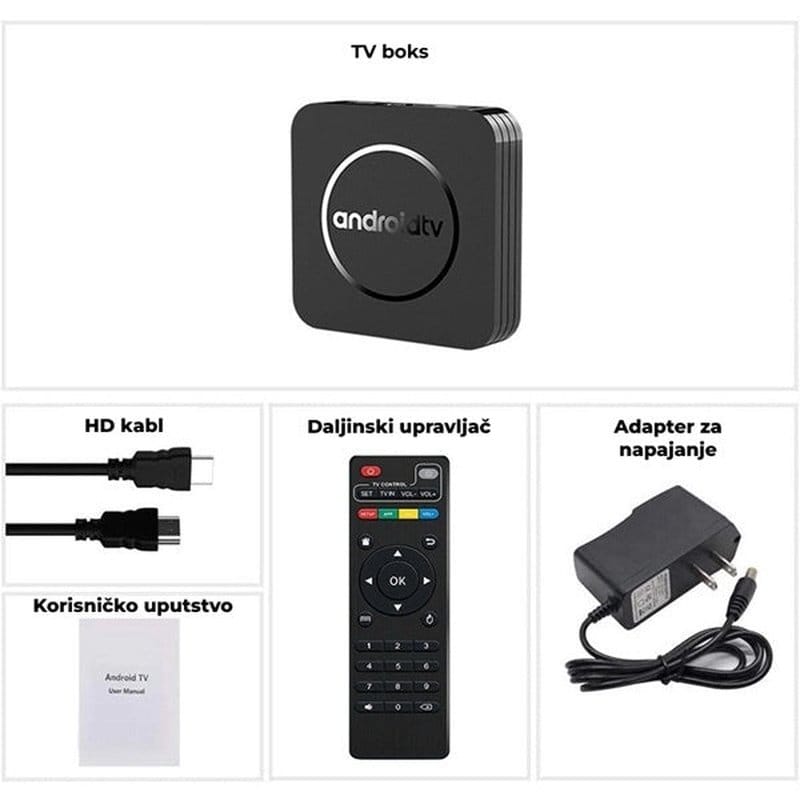 android tv box sa glasovnom komandom — detalj 4