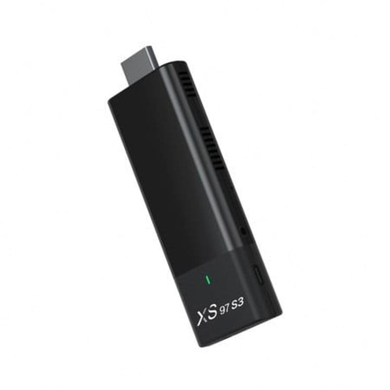 XS97 S3 uređaj sa hdmi konektorom, ventilacionim otvorima i led indikatorom