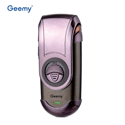 Geemy GM-9001 spreda — prekidač OFF/ON, trimer za zulufe sa strane i LED indikator punjenja