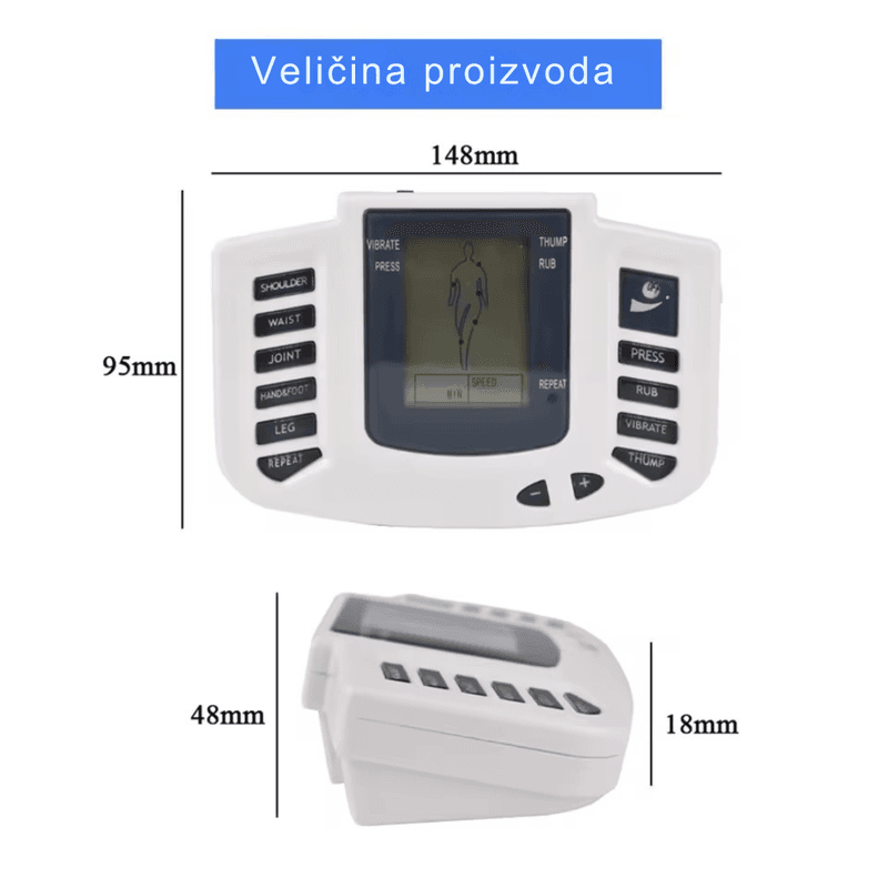 aparat za fizikalnu terapiju sa 12 elektroda — detalj 2