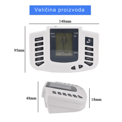 aparat za fizikalnu terapiju sa 12 elektroda — detalj 2