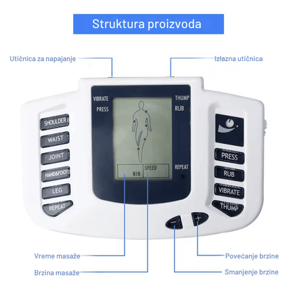 aparat za fizikalnu terapiju sa 12 elektroda — detalj 3