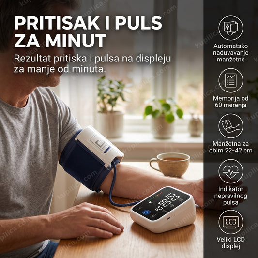 digitalni aparat za merenje pritiska na nadlaktici, benefiti proizvoda